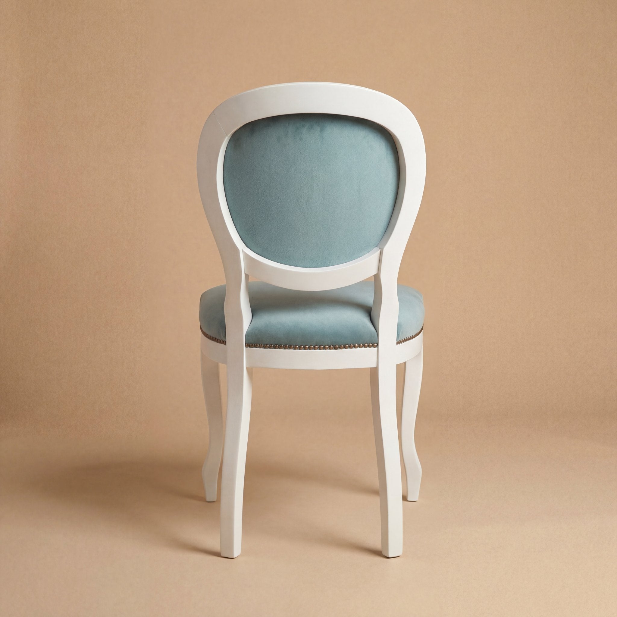 Der 'Louis-Philippe Liscia' Esszimmerstuhl | Weißes Massiv-Buchenholz