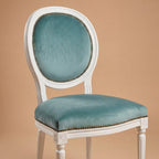 La chaise à manger 'Louis XVI' | Bois de hêtre massif blanc