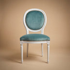 La chaise à manger 'Louis XVI' | Bois de hêtre massif blanc