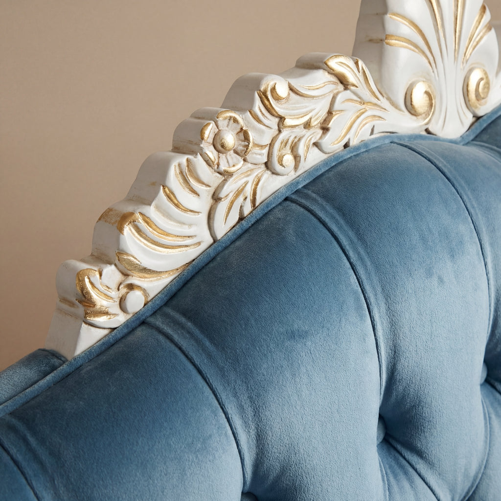 The 'Venere' Gold Edition Grand Sofa | 3-Seater Baroque Settee