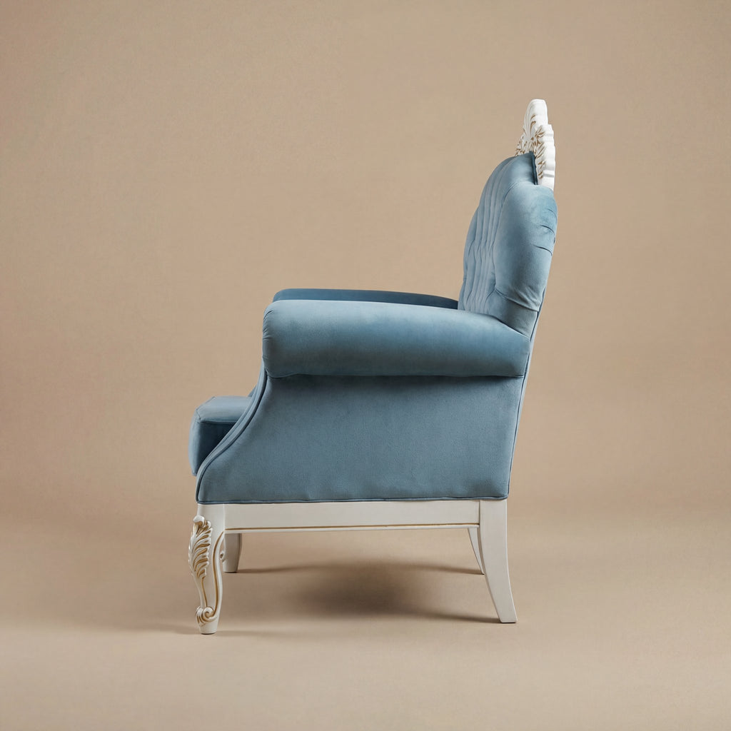 The 'Venere' Gold Edition Lounge Armchair | Wide Deep-Seating Bergère