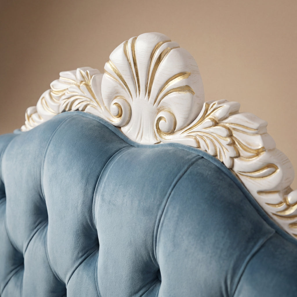 The 'Venere' Gold Edition Lounge Armchair | Wide Deep-Seating Bergère