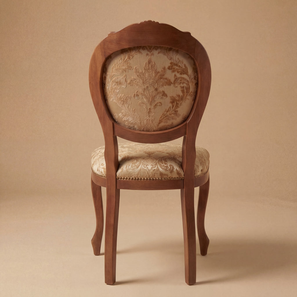 La chaise à manger 'Louis-Philippe Foglia' | Finition noyer classique